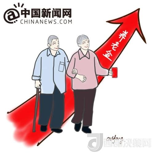 漫畫：養(yǎng)老金迎“14連漲”。 作者：王珊珊
