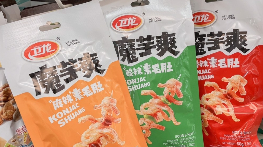 圖為魔芋爽。圖片來源：臺灣《聯(lián)合報》楊雅婷攝。